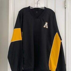 Black and Yellow Pullover with 'A' Logo